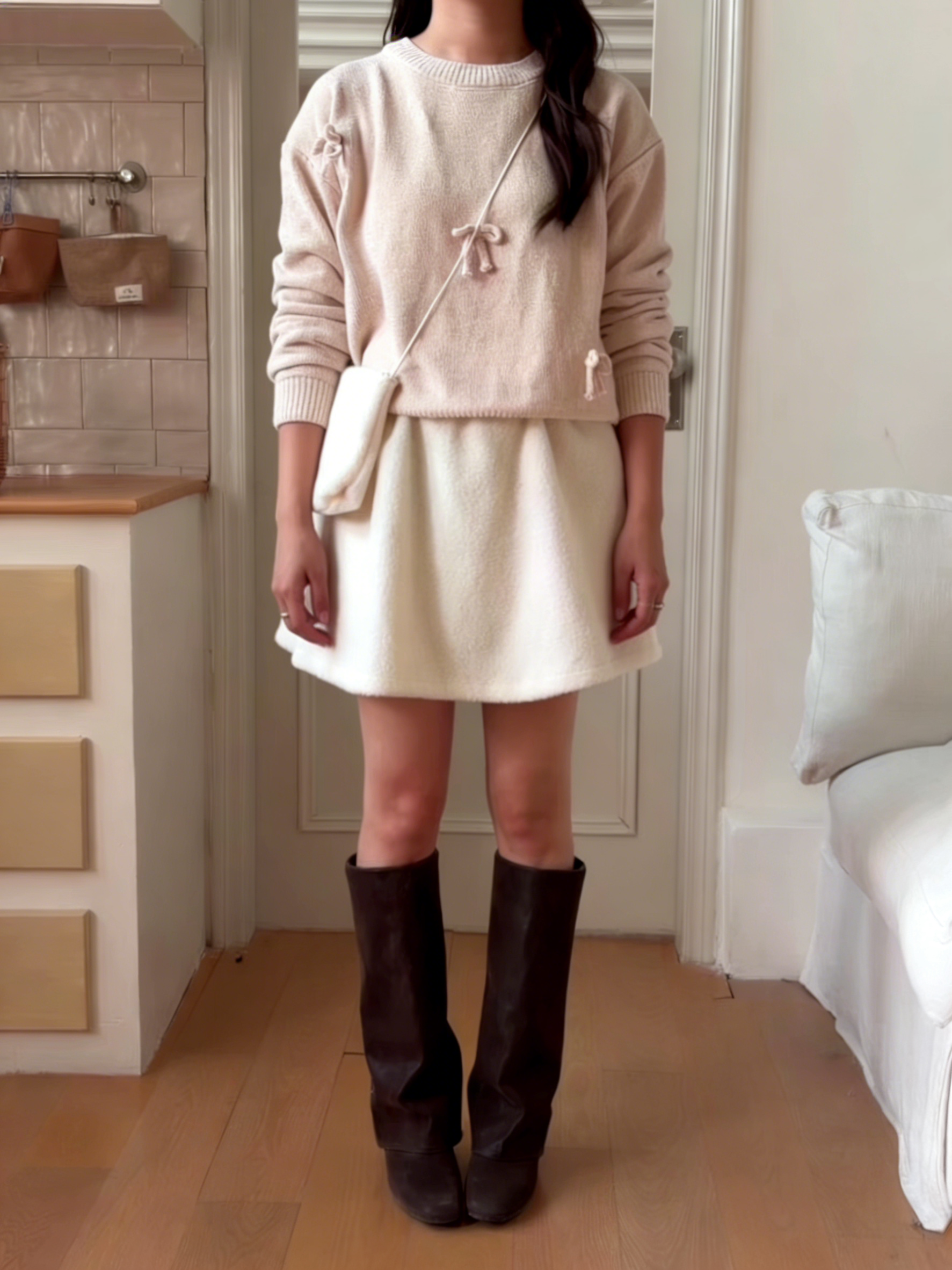 HELLO MILK TEE-85868 百搭針織衫