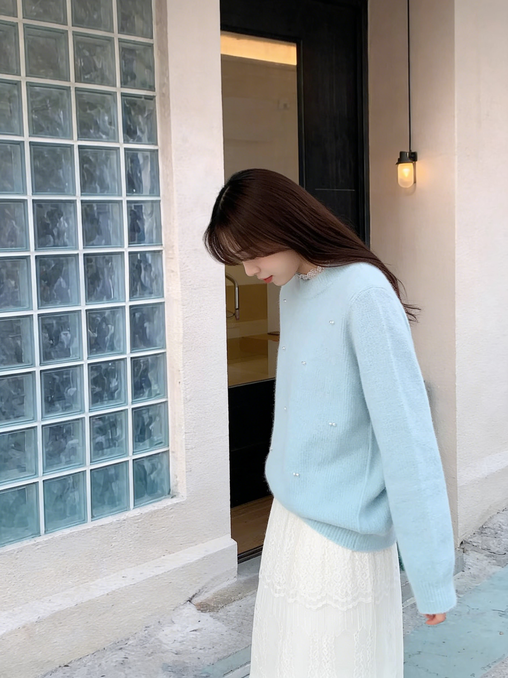 HELLO MILK TEE- 85900 珍珠打底衫