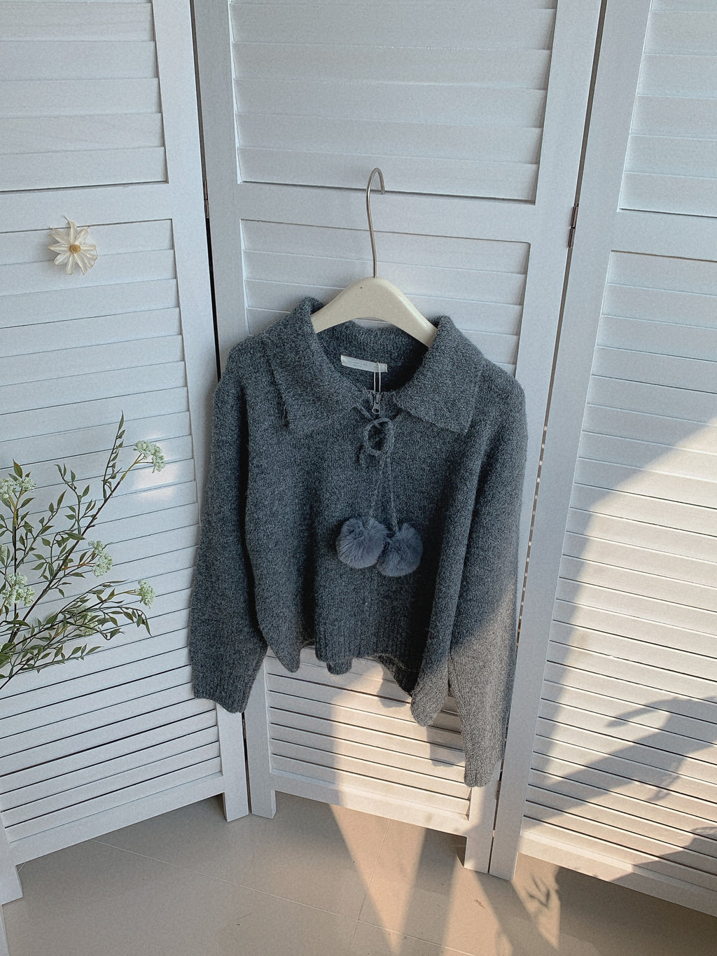 HELLO MILK TEE- 85879 翻領上衣