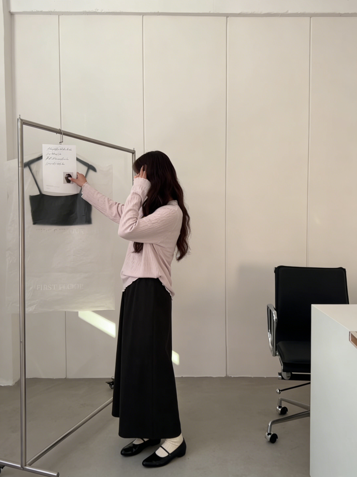 HELLO MILK TEE- 85932 木耳邊上衣