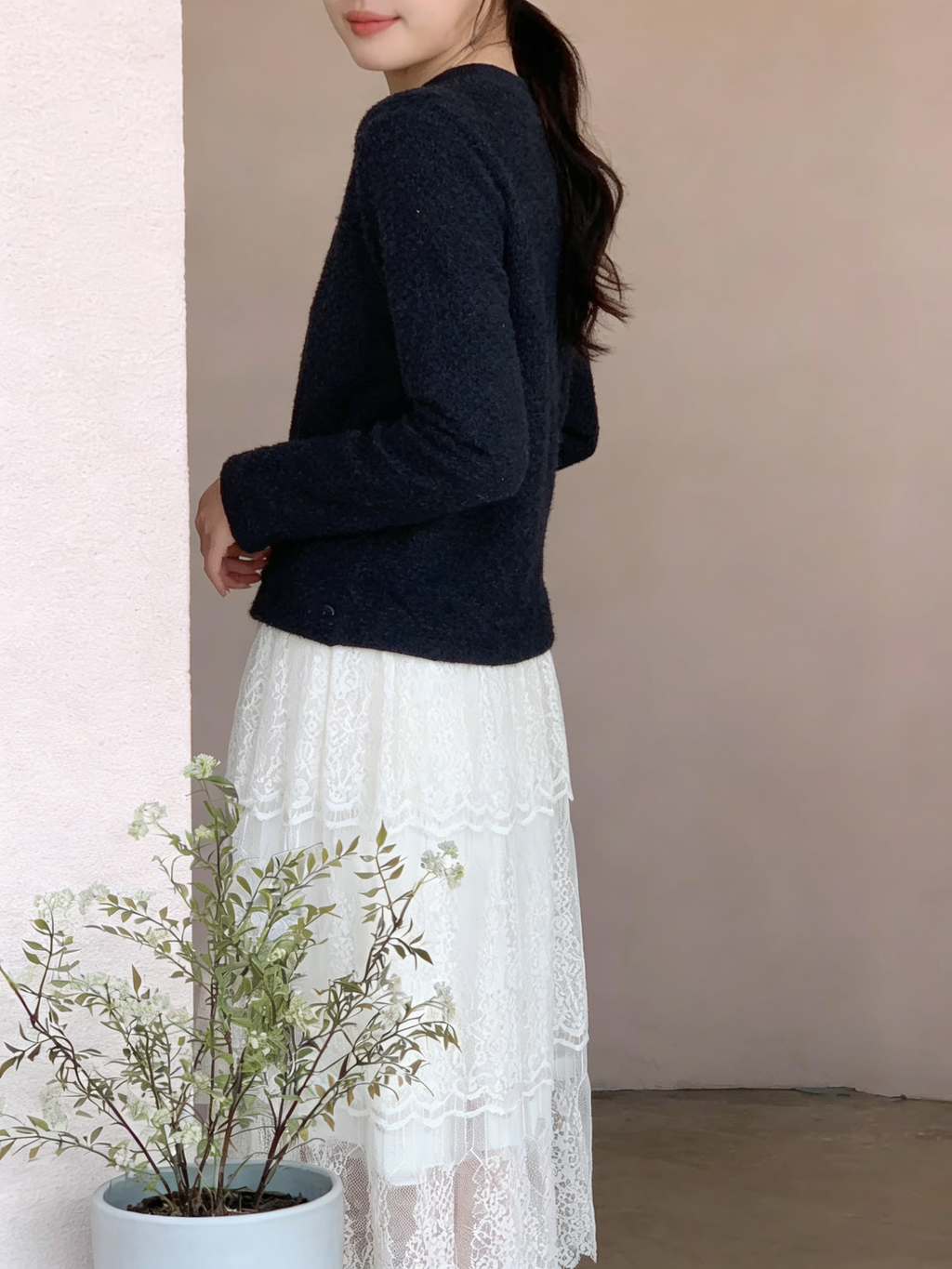 HELLO MILK TEE- 85960 仙氣半裙