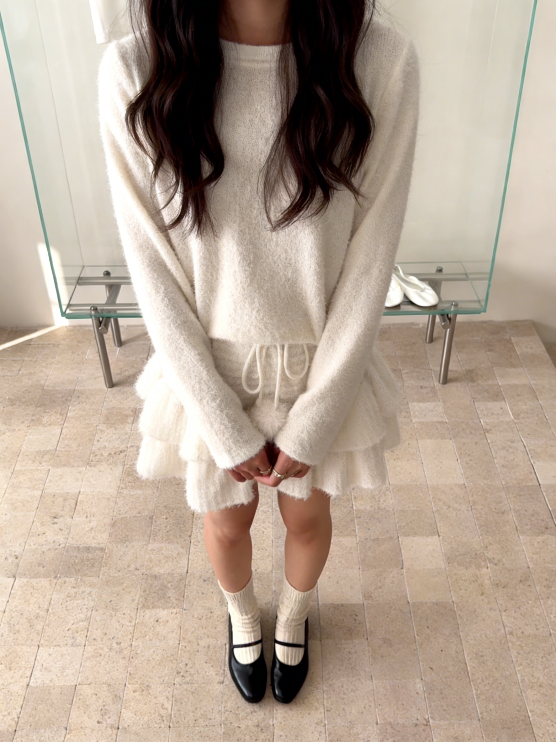 HELLO MILK TEE- 85938 純色上衣