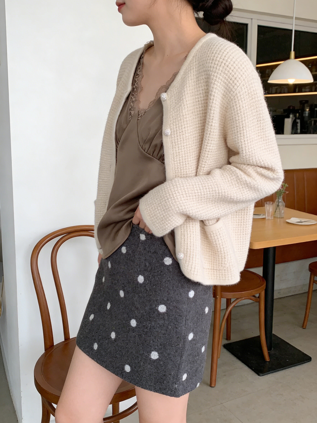 HELLO MILK TEE- 85798 拼接背心