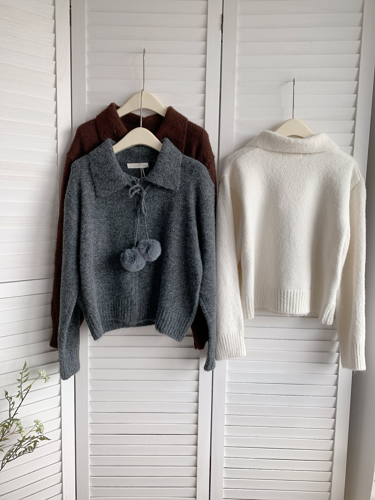 HELLO MILK TEE- 85879 翻領上衣