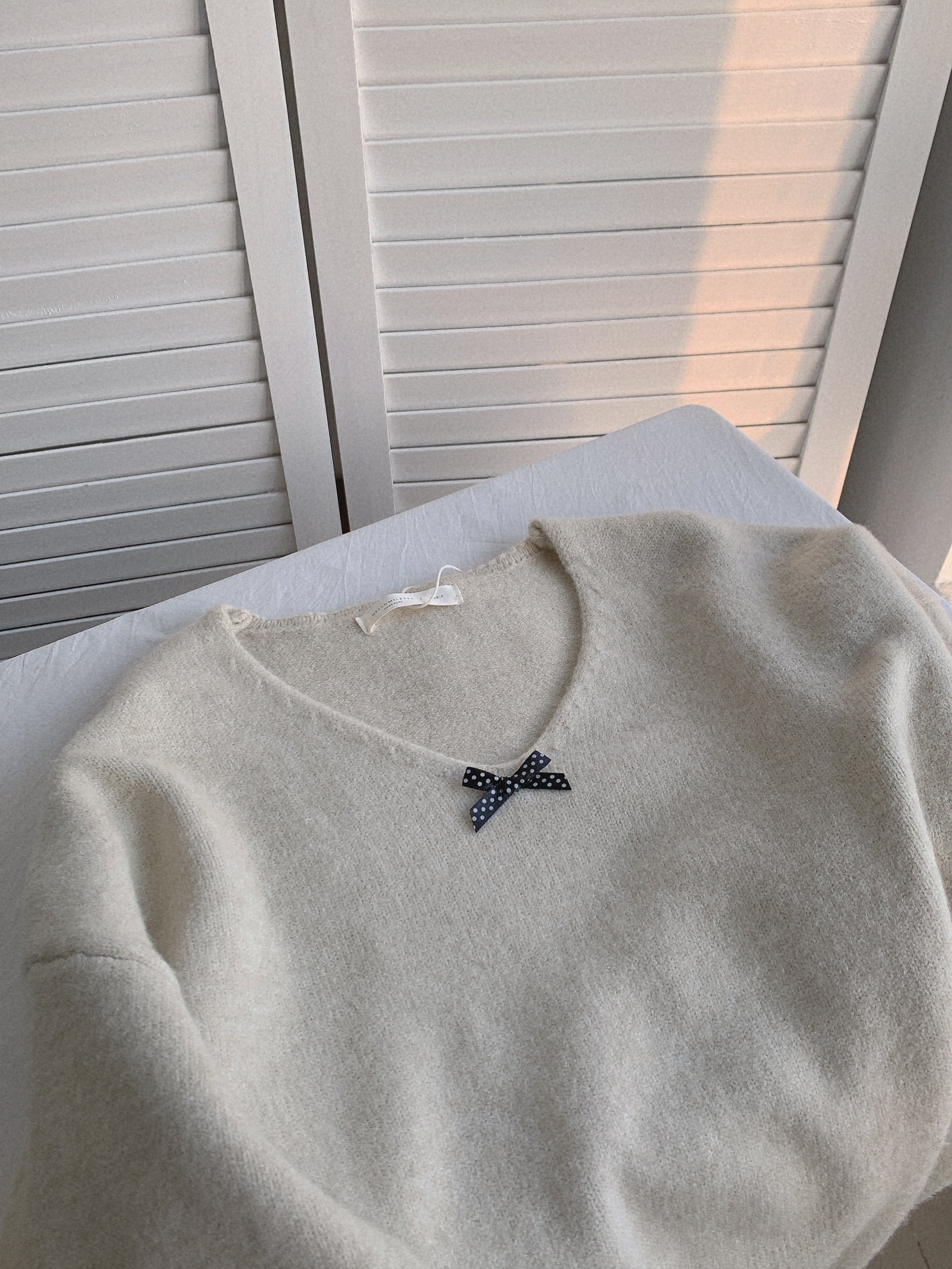 HELLO MILK TEE-85880 簡約針織衫