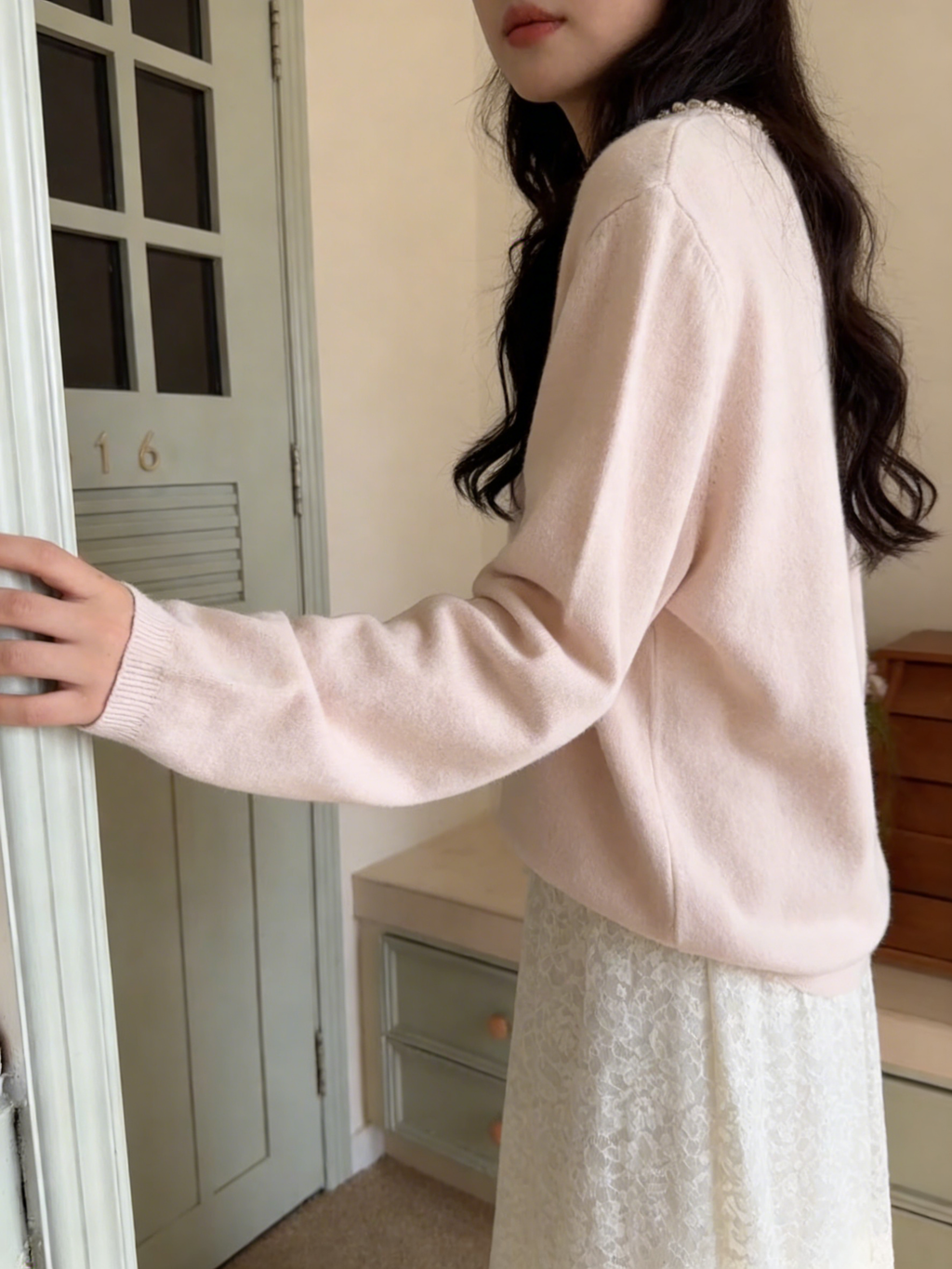 HELLO MILK TEE- 85670 蕾絲半裙