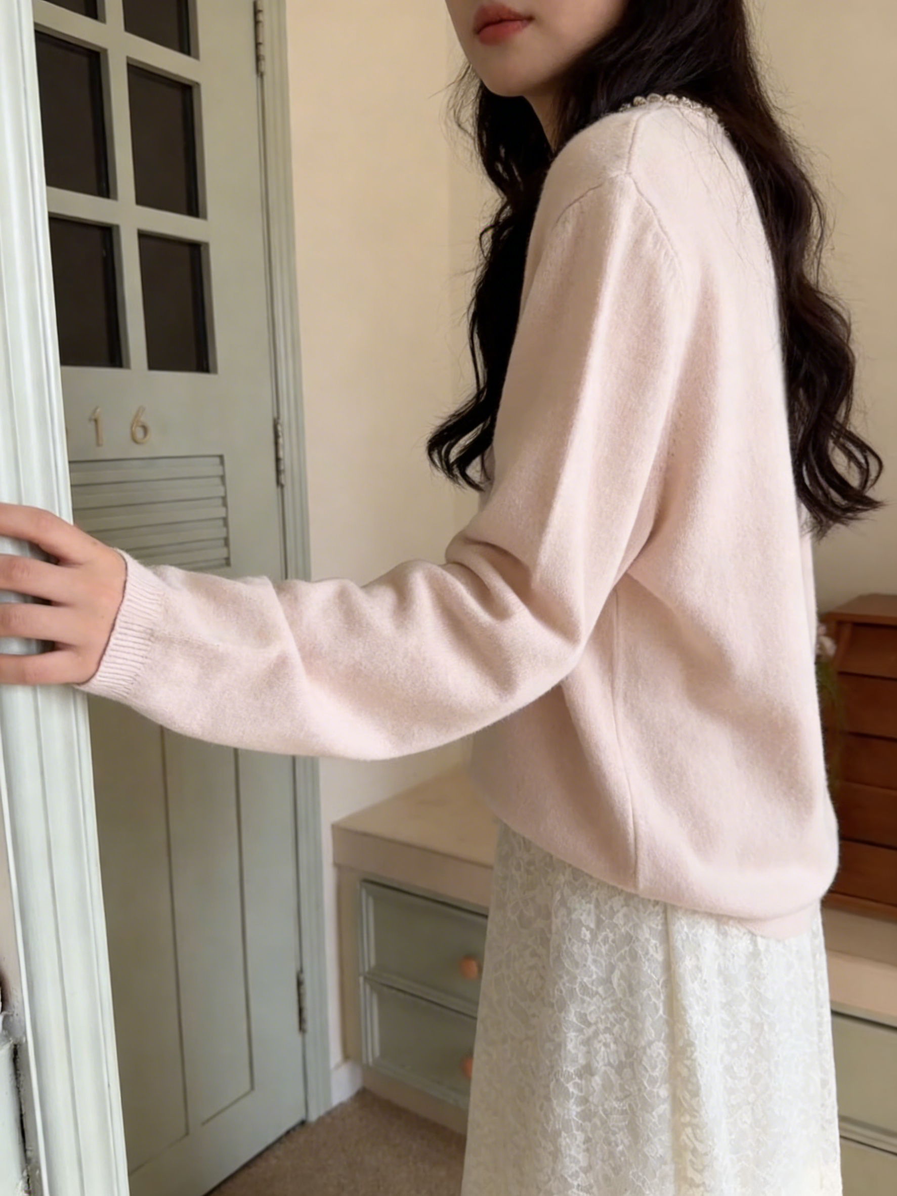 HELLO MILK TEE- 85670 蕾絲半裙