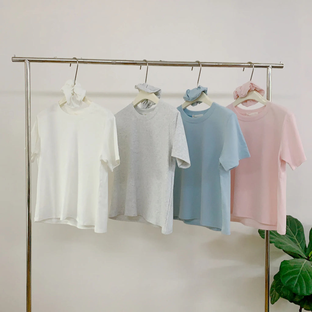 HELLO MILK TEE- 84790 純色短袖
