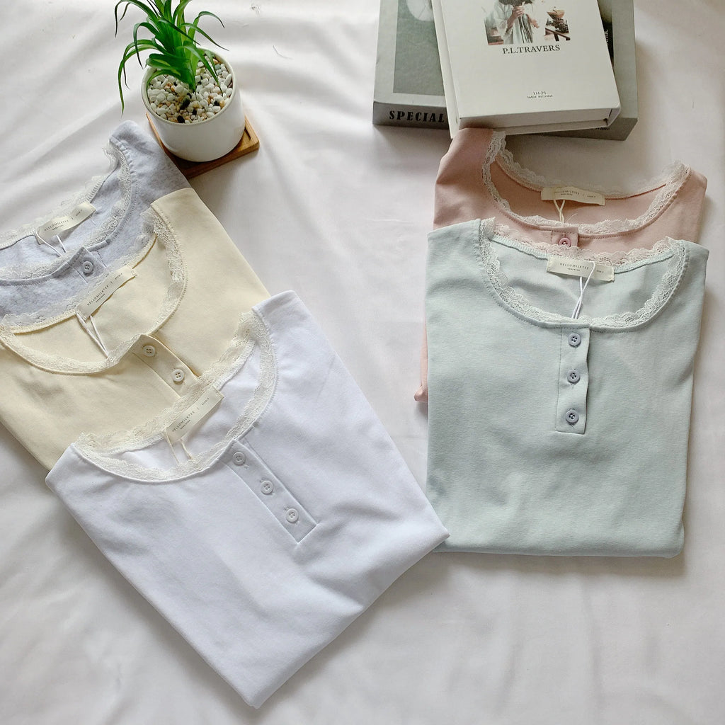 HELLO MILK TEE- 85087 簡約小衫