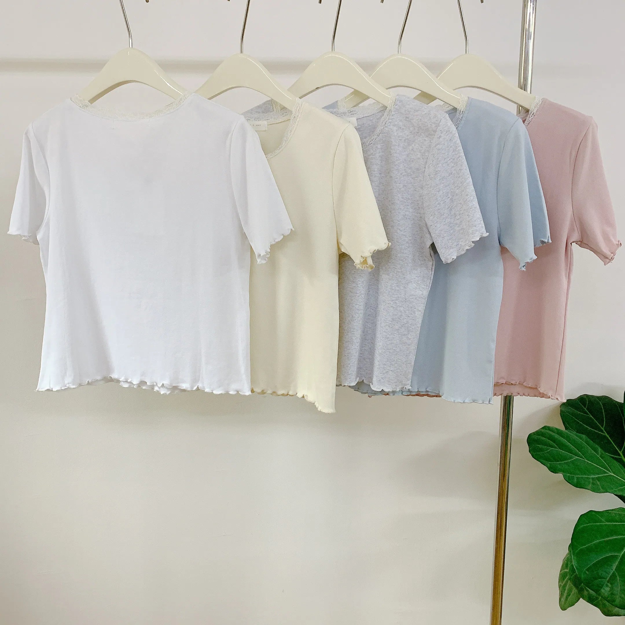 HELLO MILK TEE- 85087 簡約小衫