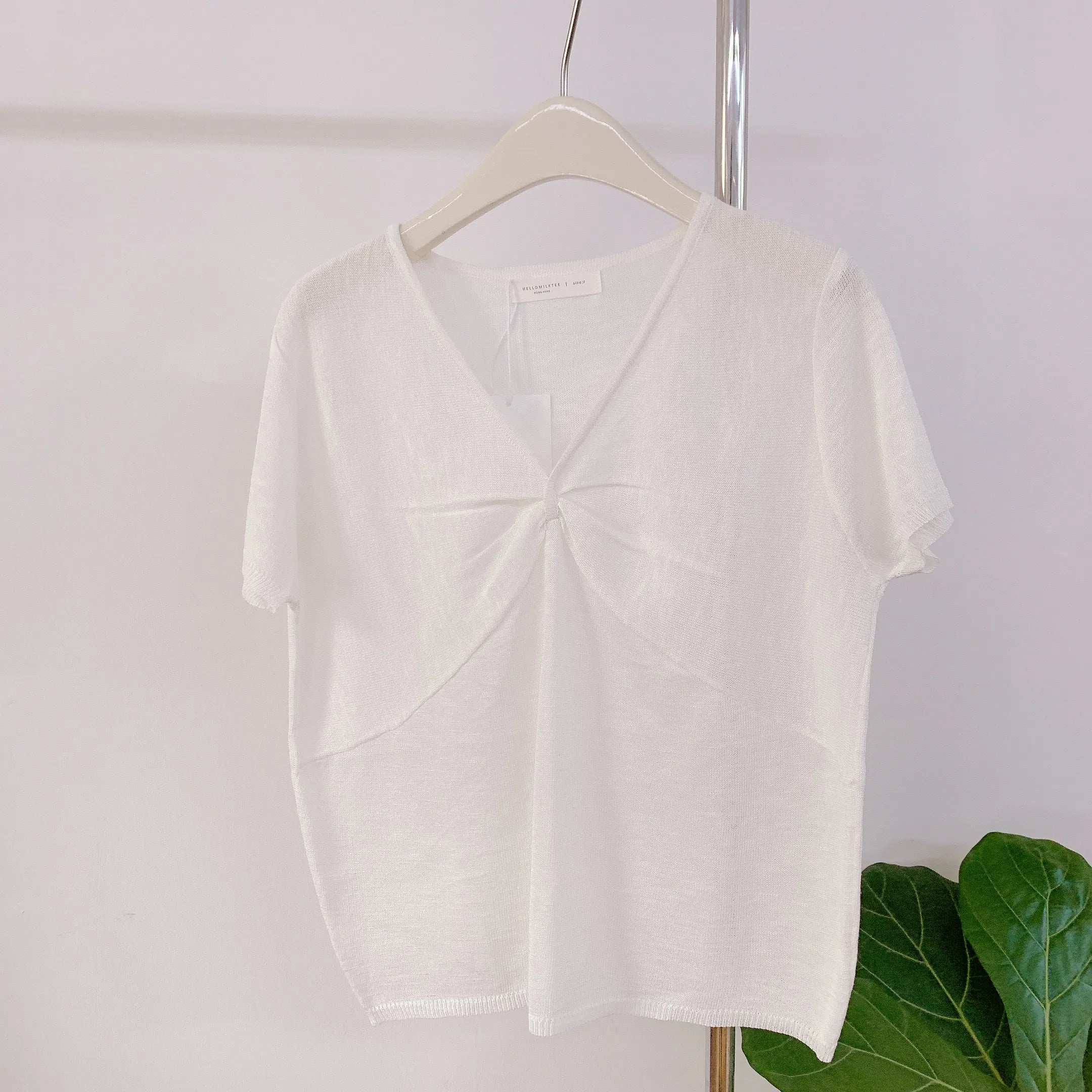 HELLO MILK TEE- 85123 簡約針織衫