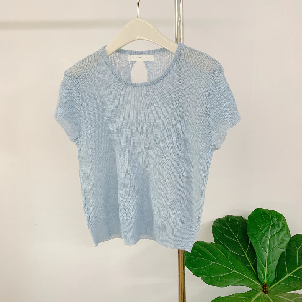 HELLO MILK TEE- 85125 圓領針織衫