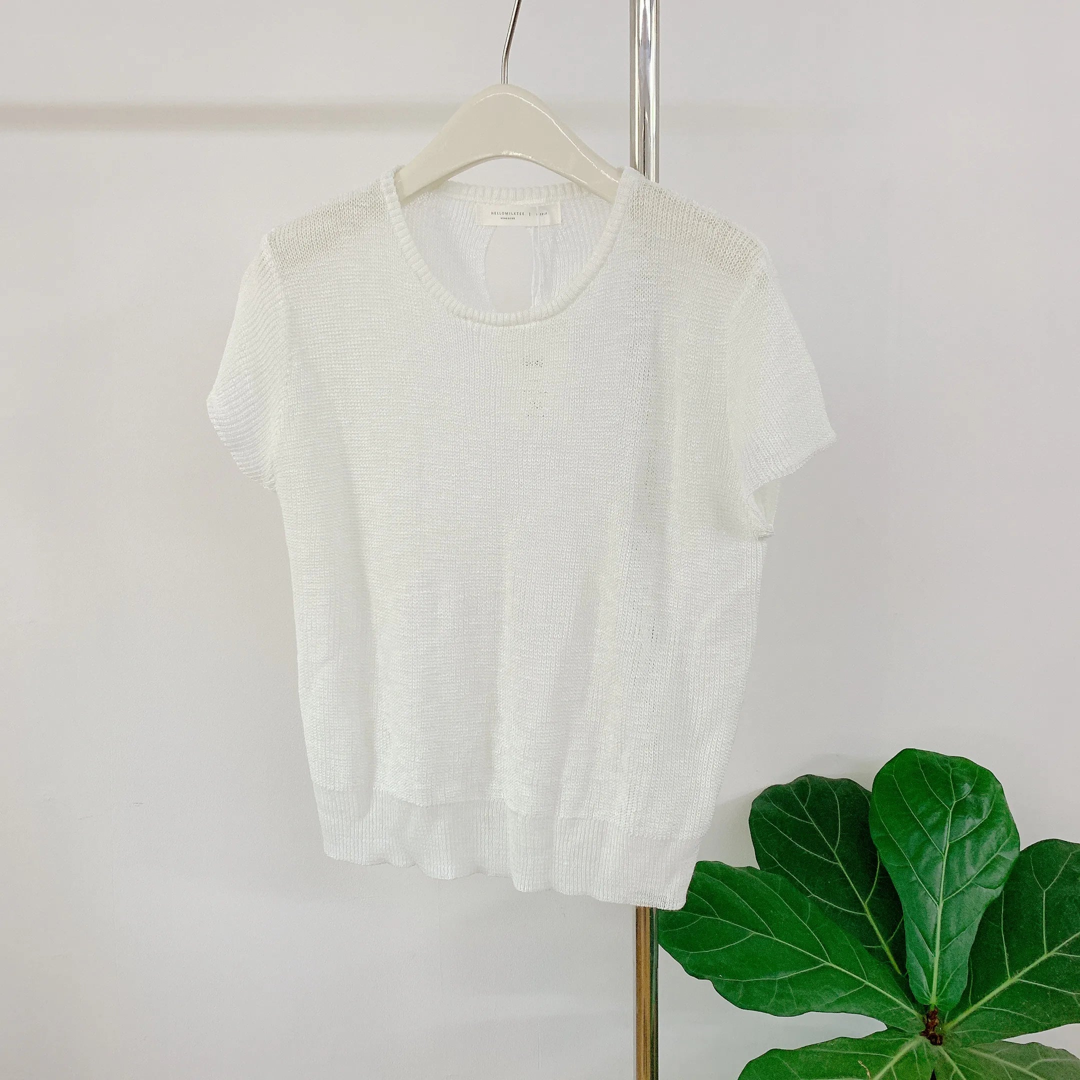 HELLO MILK TEE- 85125 圓領針織衫