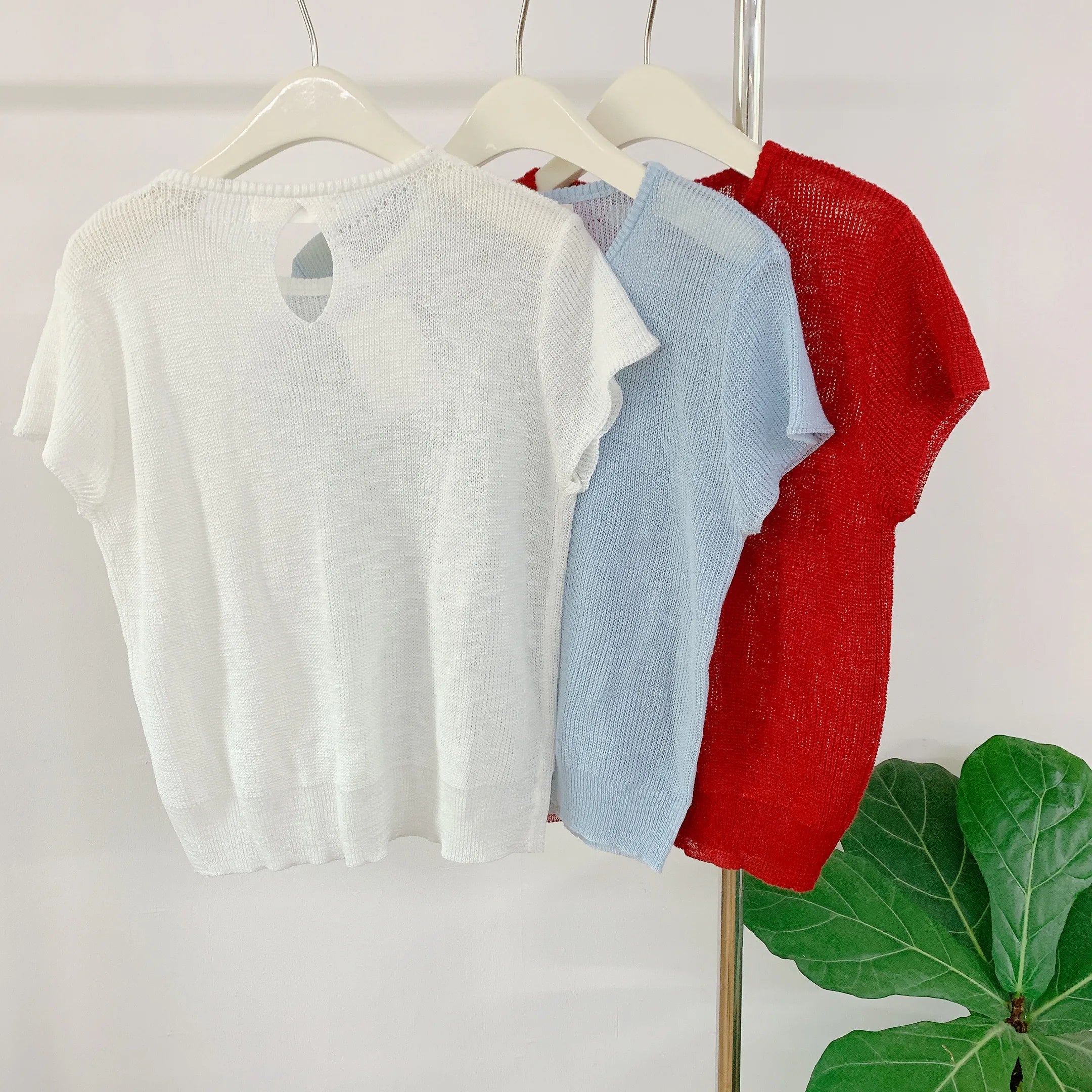 HELLO MILK TEE- 85125 圓領針織衫