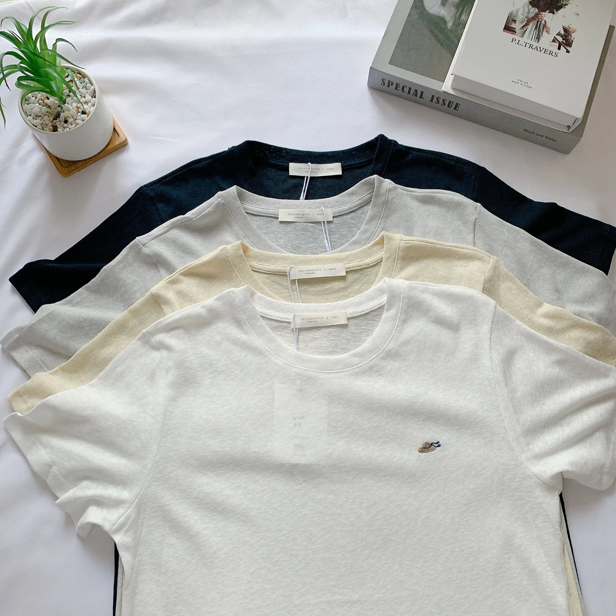 HELLO MILK TEE-85200 圓領短袖