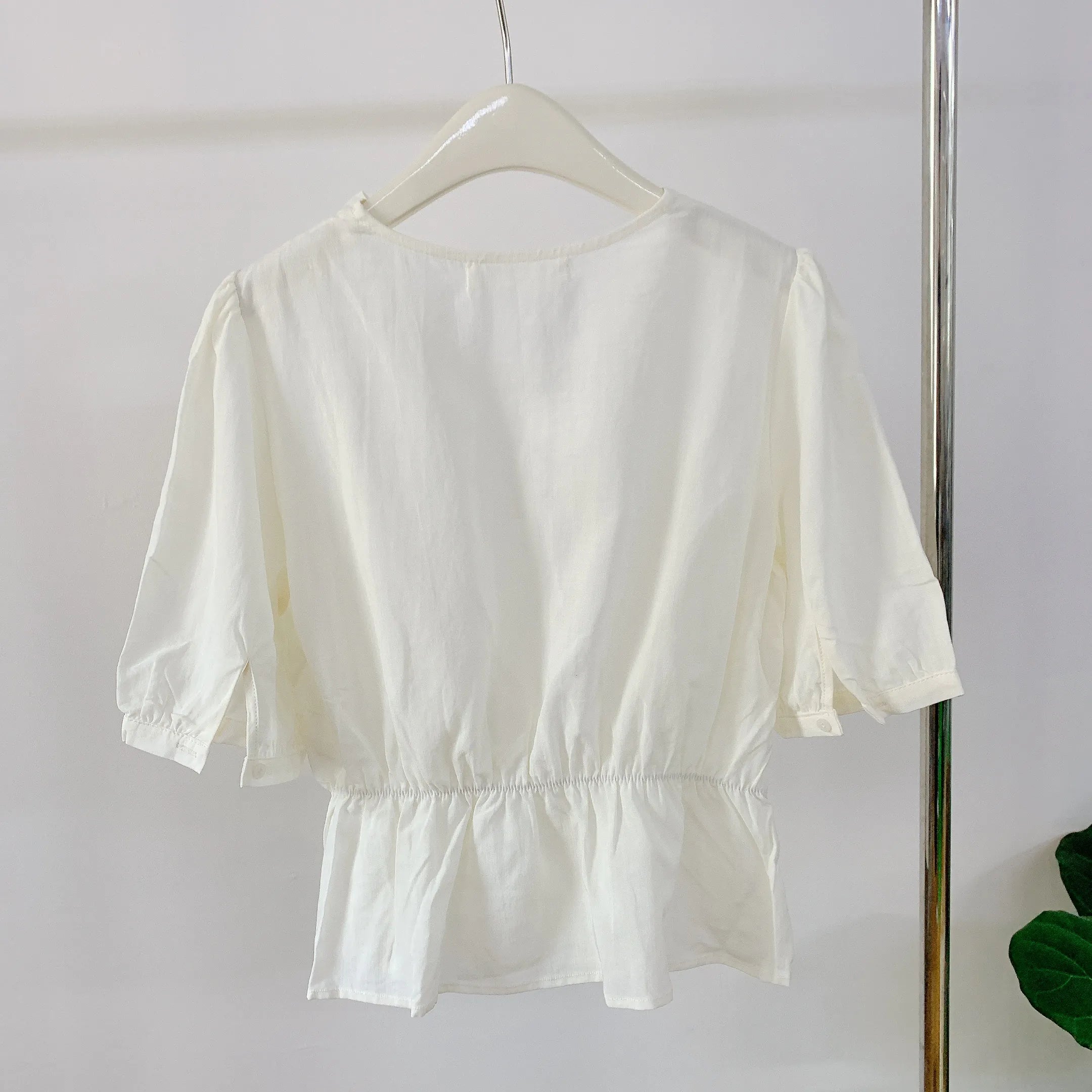 HELLO MILK TEE- 85214 法式小衫