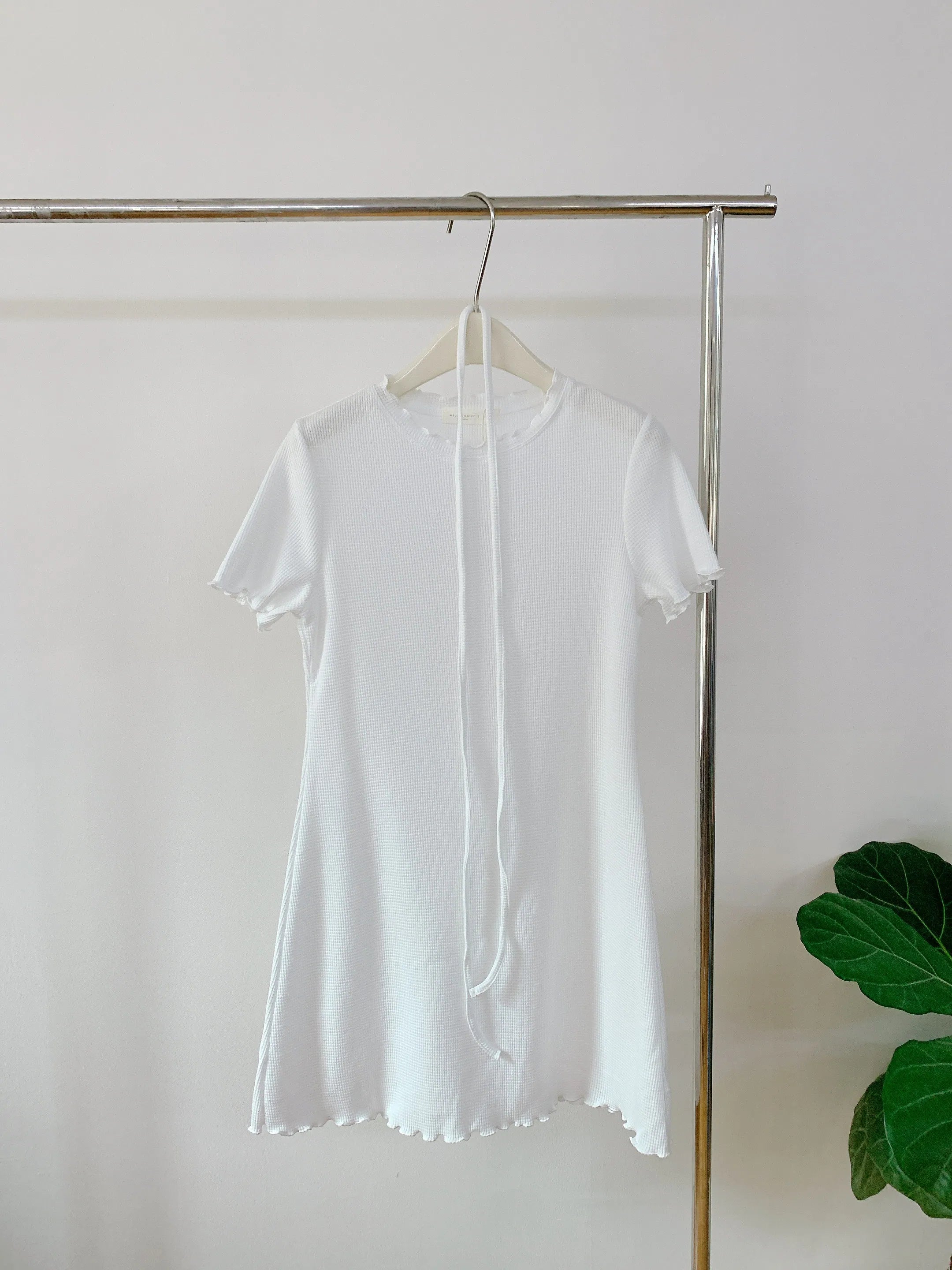 HELLO MILK TEE- 85254 簡約連衣裙