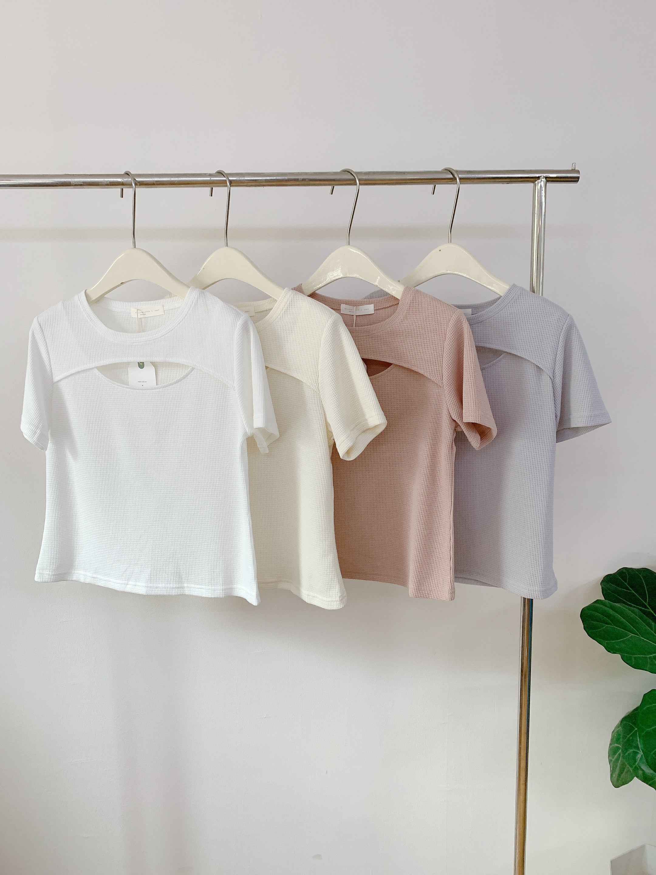 HELLO MILK TEE- 85259 簡約短袖