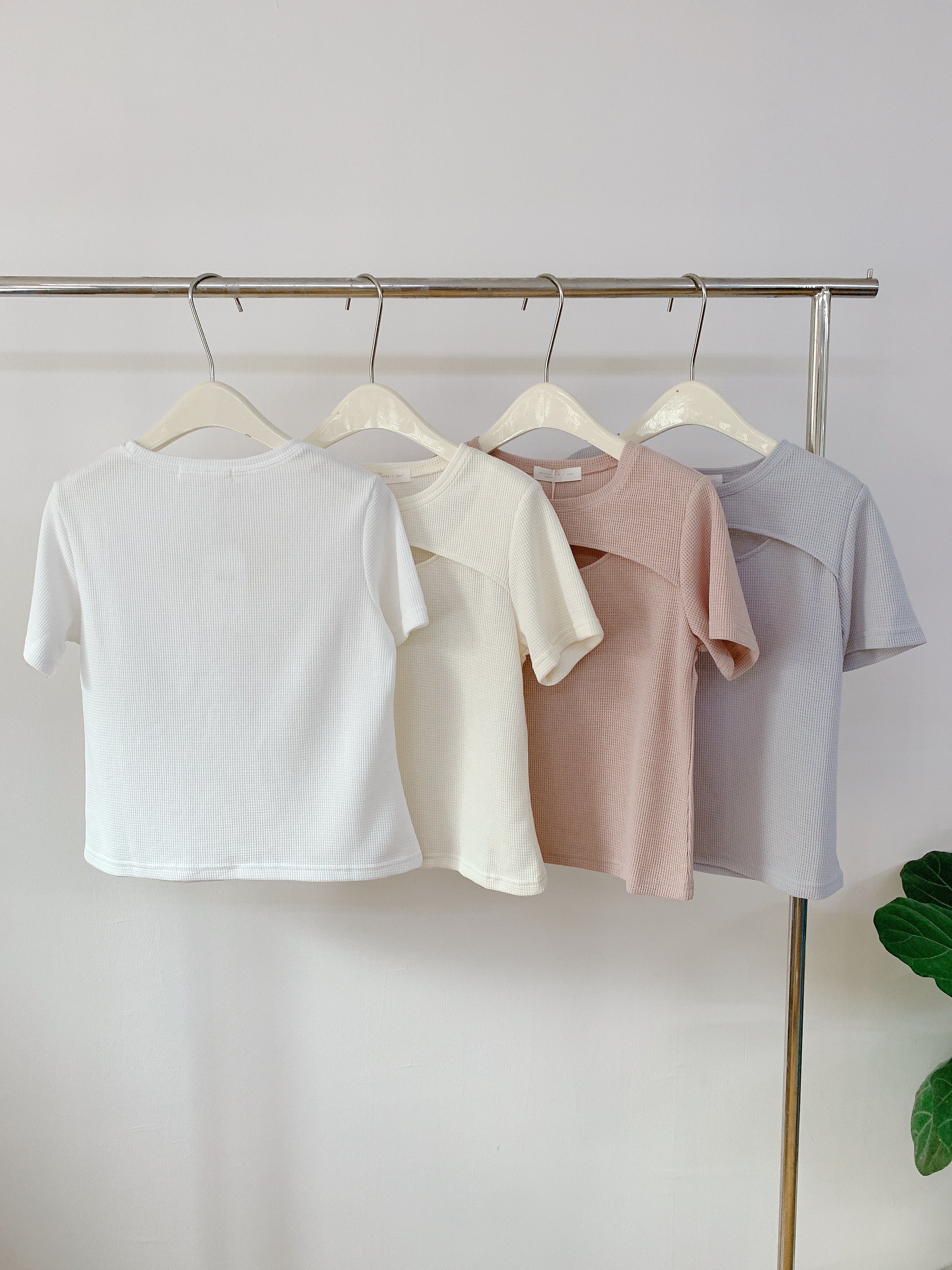 HELLO MILK TEE- 85259 簡約短袖