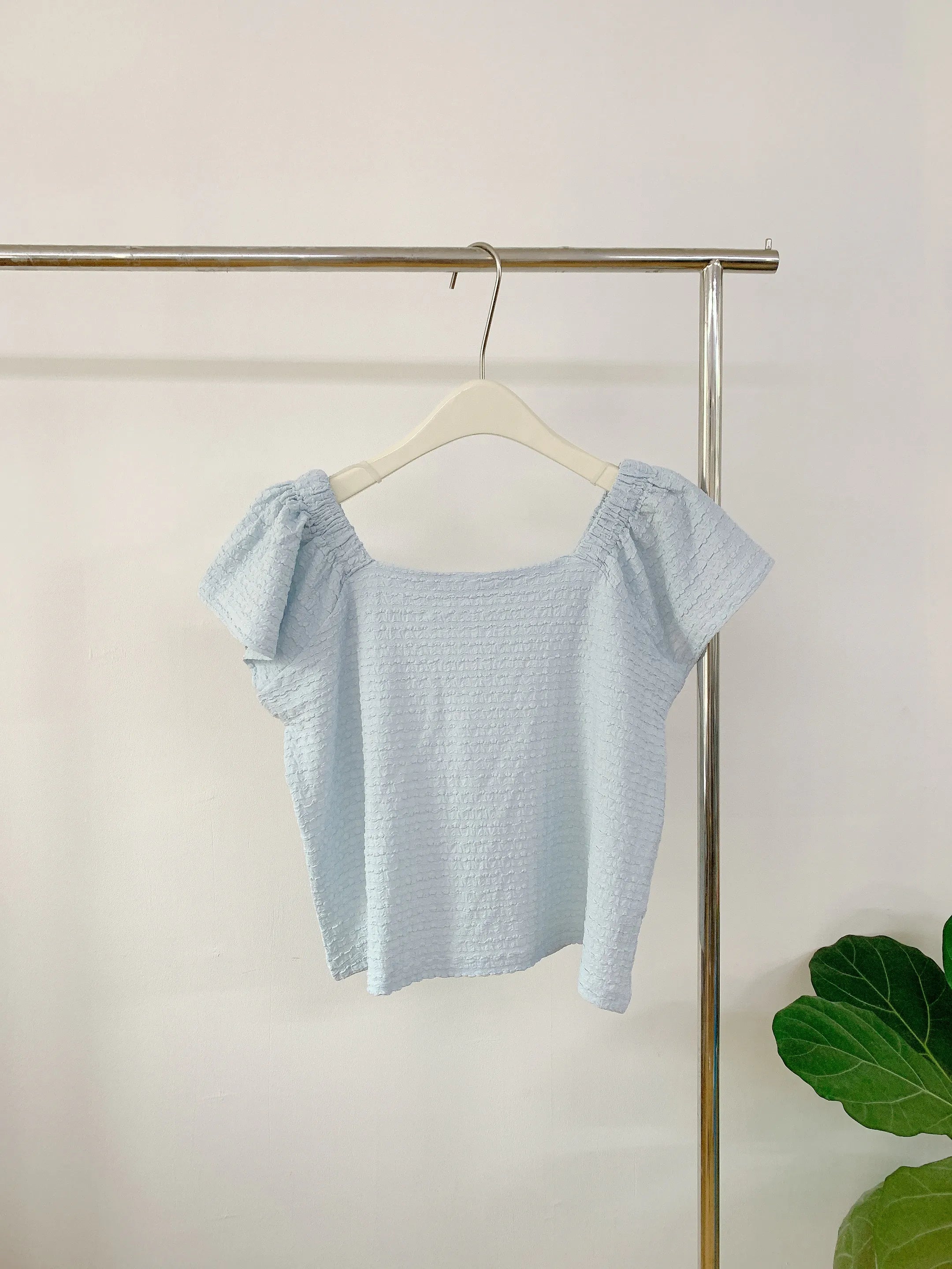 HELLO MILK TEE- 85265 方領小衫
