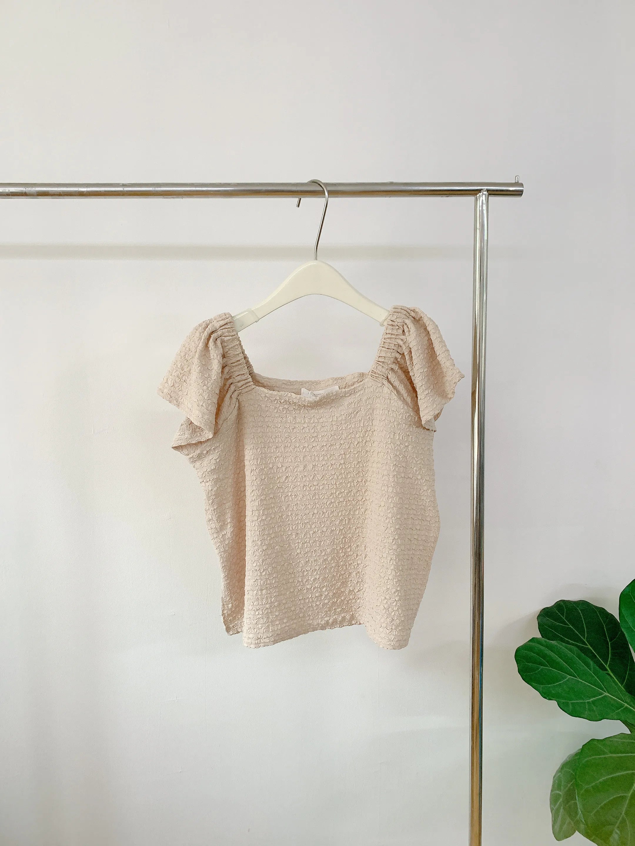 HELLO MILK TEE- 85265 方領小衫