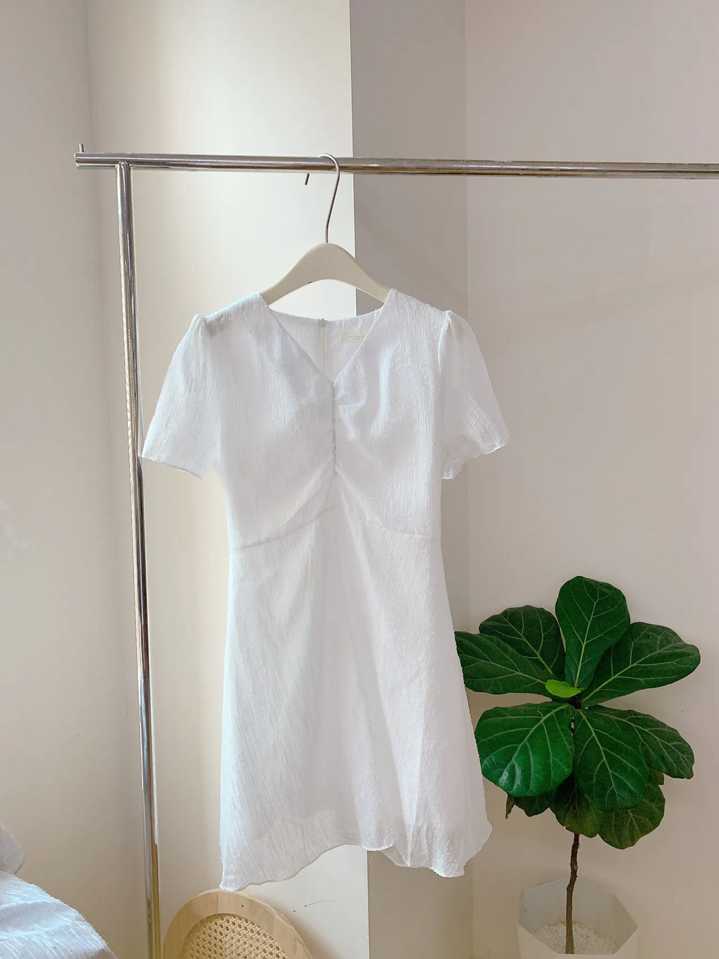 HELLO MILK TEE- 85325 仙氣連衣裙