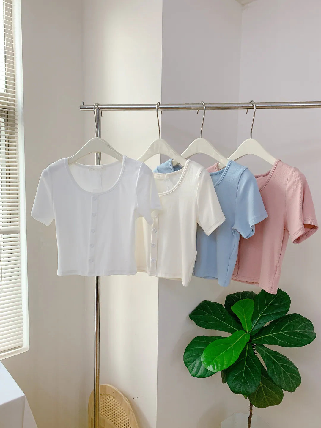 HELLO MILK TEE- 85382 圓領短袖