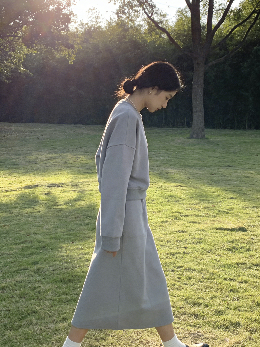 HELLO MILK TEE- 85684 衛衣套裝