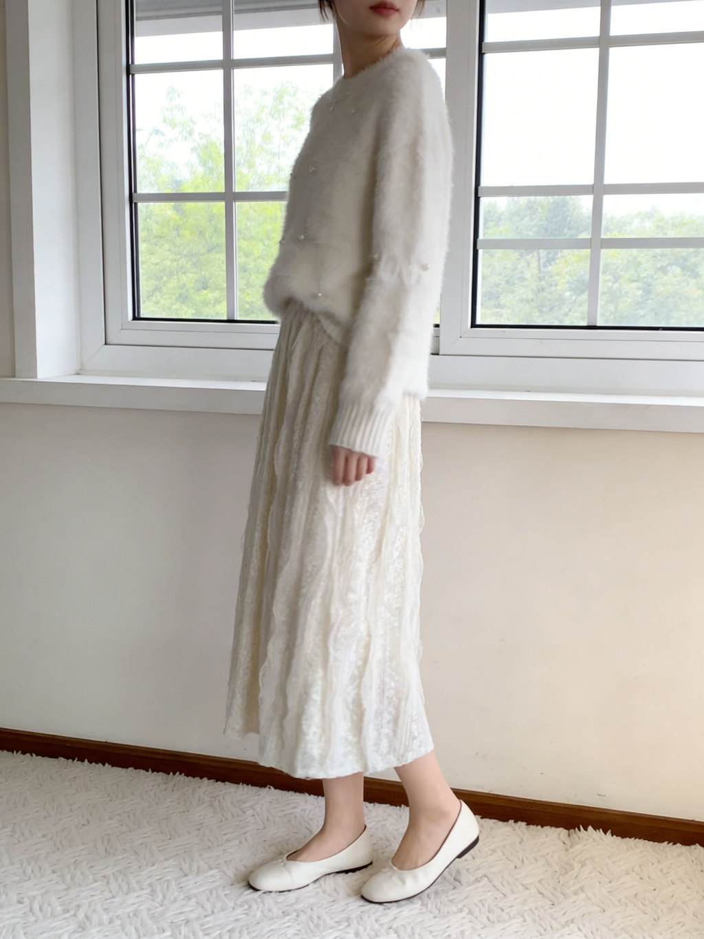 HELLO MILK TEE- 85759 直筒半裙