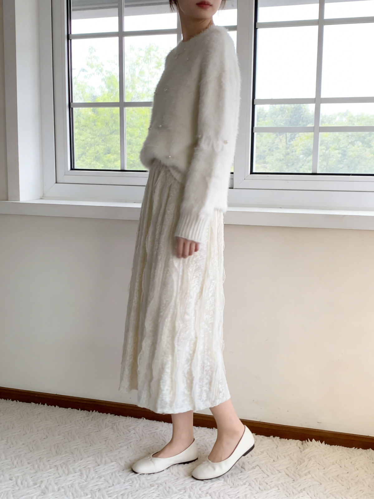 HELLO MILK TEE- 85759 直筒半裙