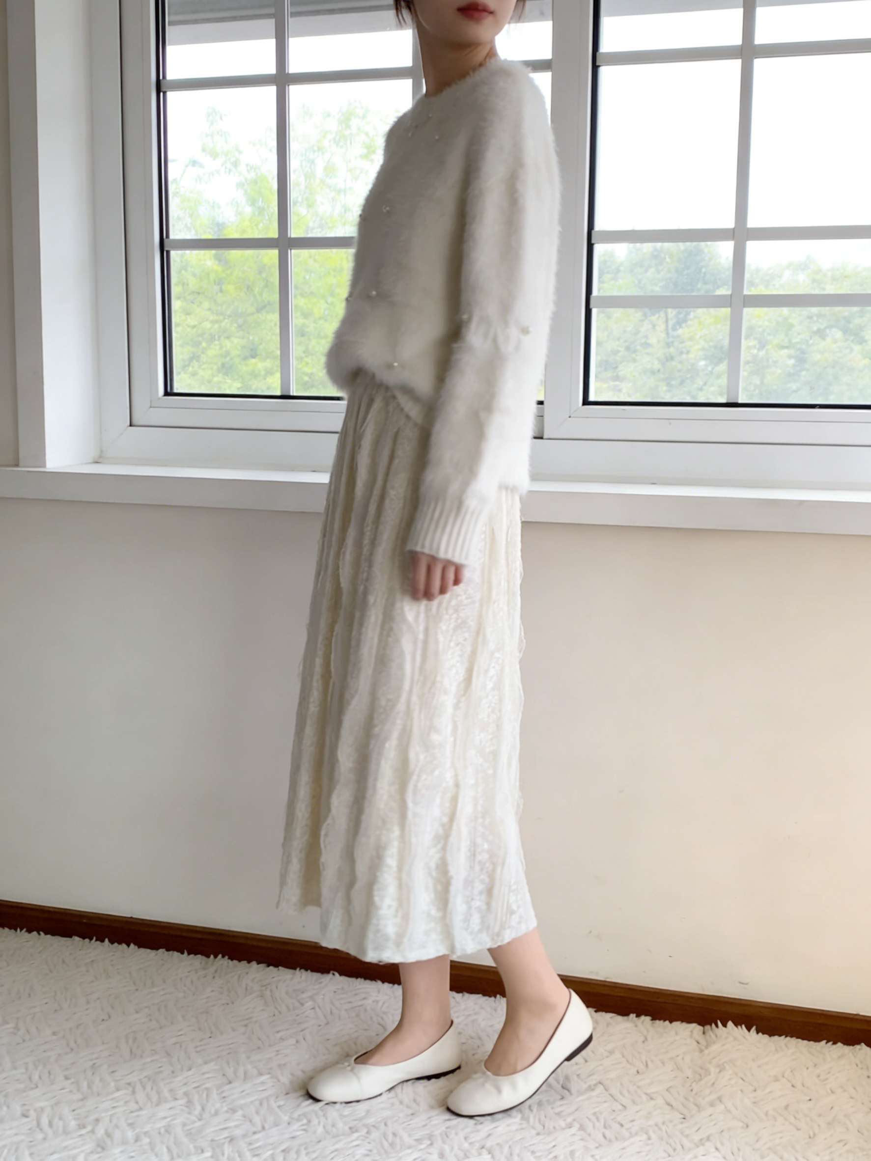 HELLO MILK TEE- 85759 直筒半裙