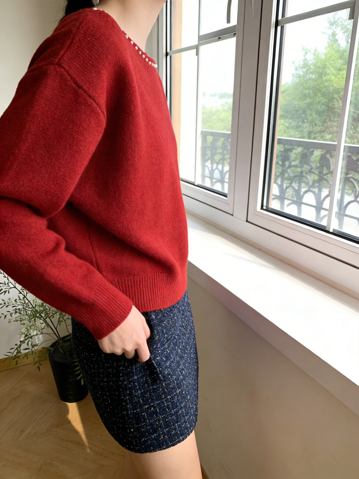 HELLO MILK TEE- 85801 百搭短裙