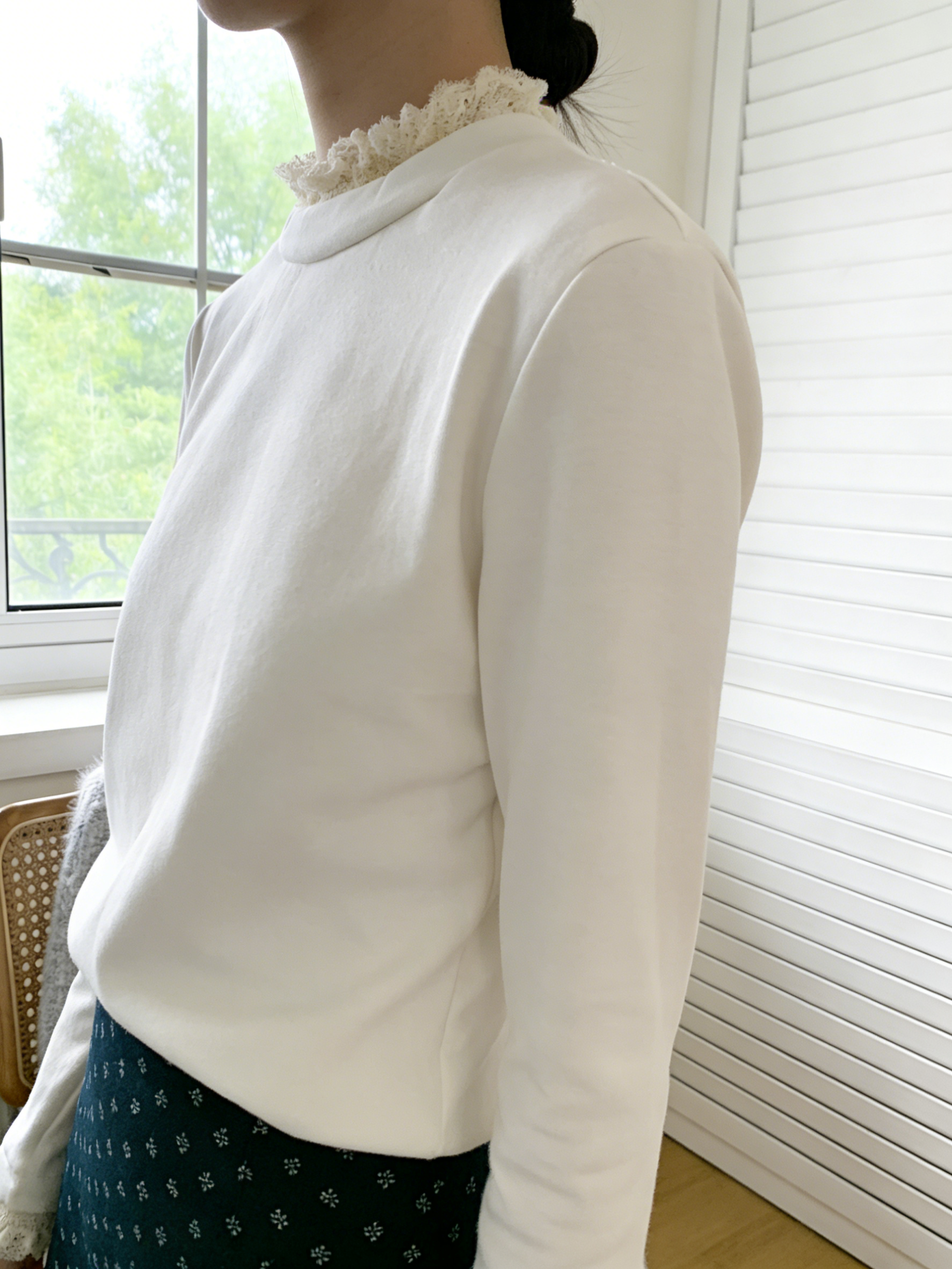 HELLO MILK TEE- 85841 高領打底衫