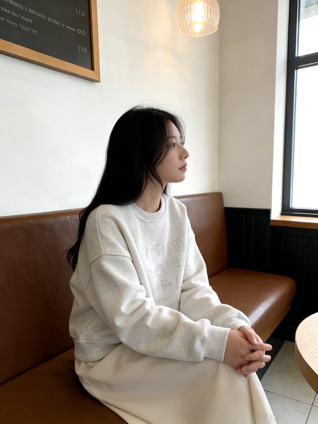 HELLO MILK TEE- 85885 厚身衛衣