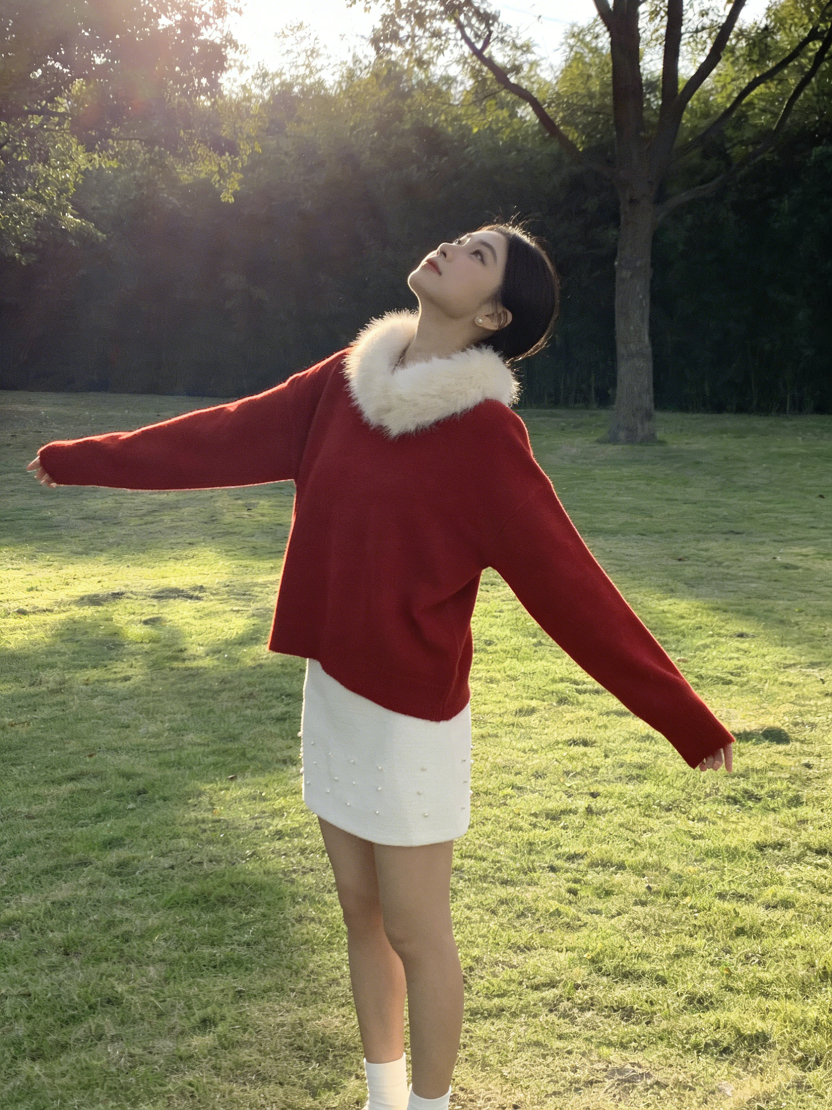 HELLO MILK TEE- 85892 百搭針織衫