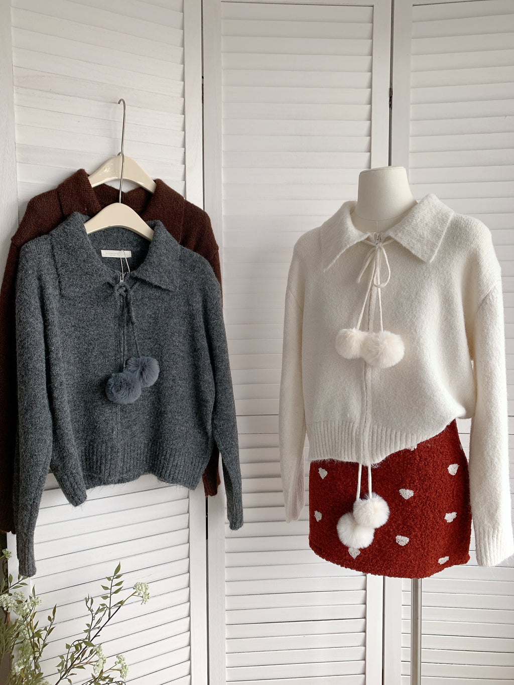 HELLO MILK TEE- 85879 翻領上衣