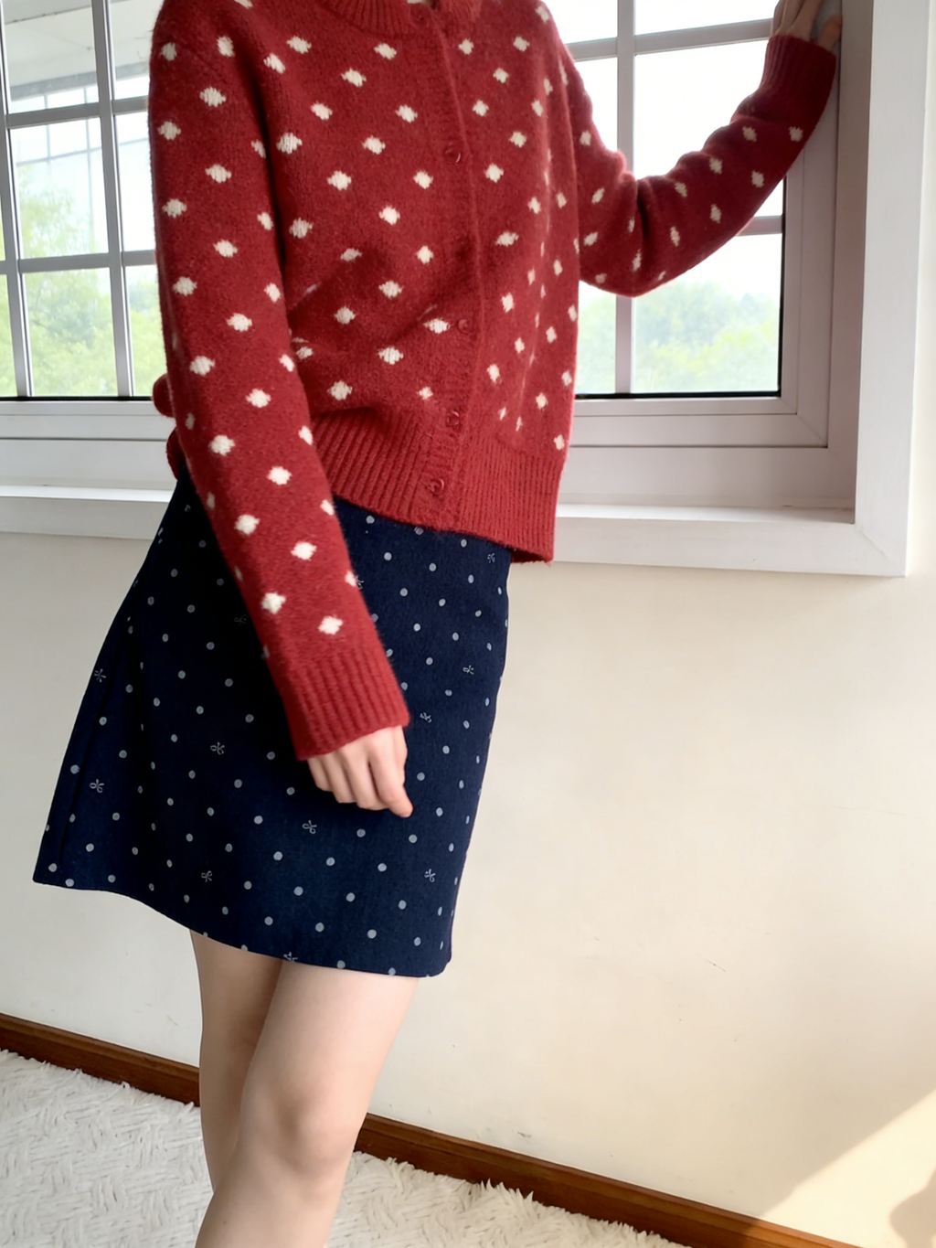 HELLO MILK TEE- 85514 百搭半裙