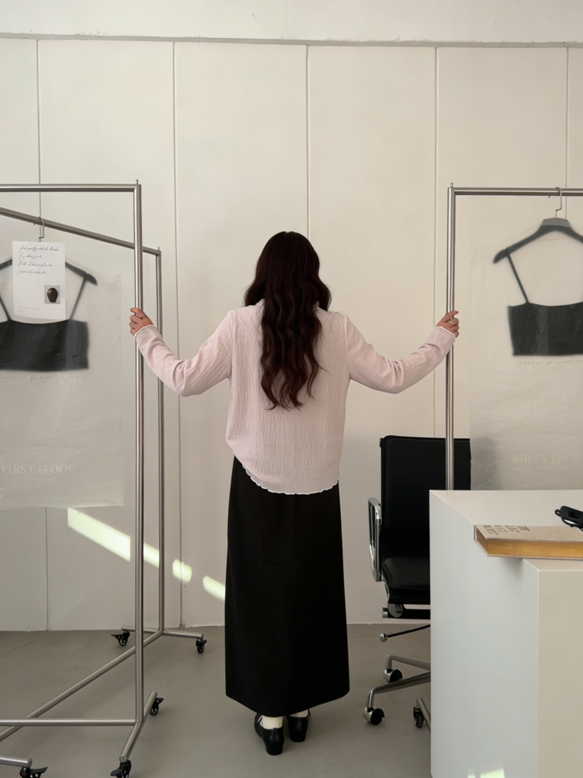 HELLO MILK TEE- 85932 木耳邊上衣