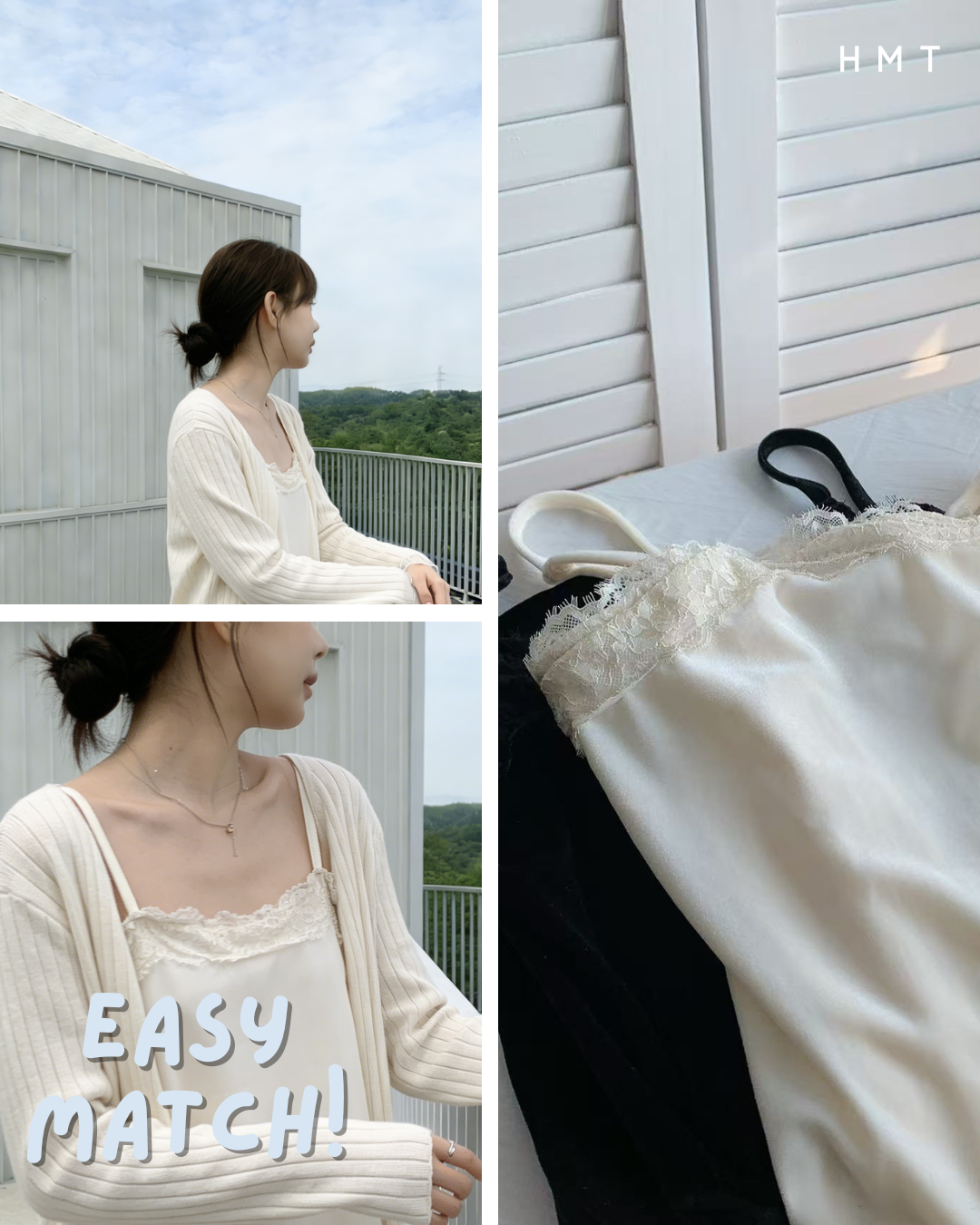 HELLO MILK TEE- 85927 吊帶上衣