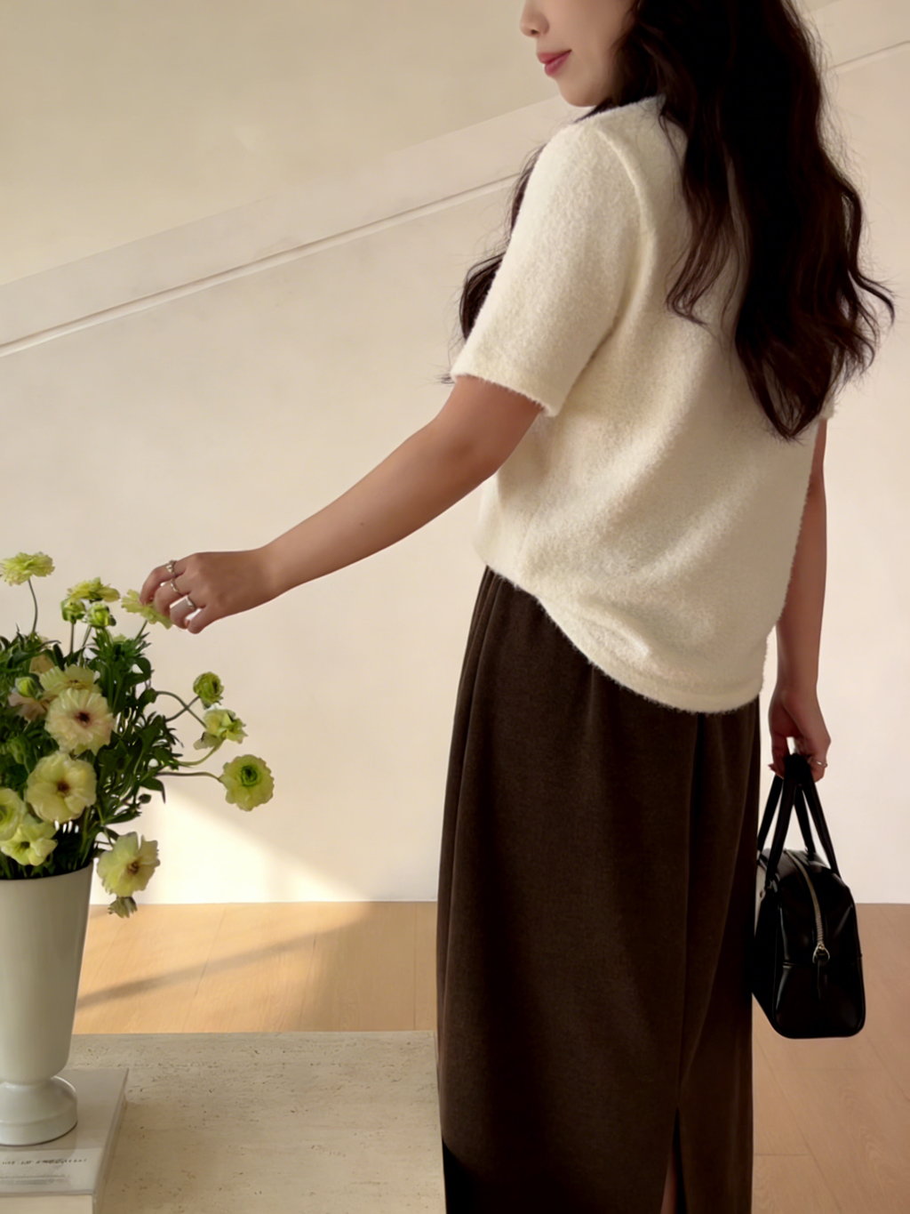 HELLO MILK TEE- 85833  百搭半裙