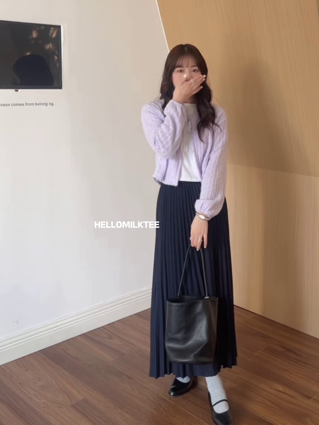 HELLO MILK TEE- 85999 百搭開衫