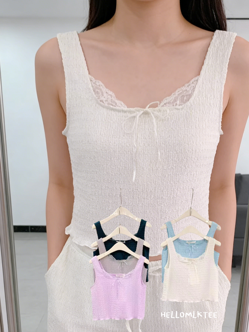 HELLO MILK TEE- 86214 背心上衣