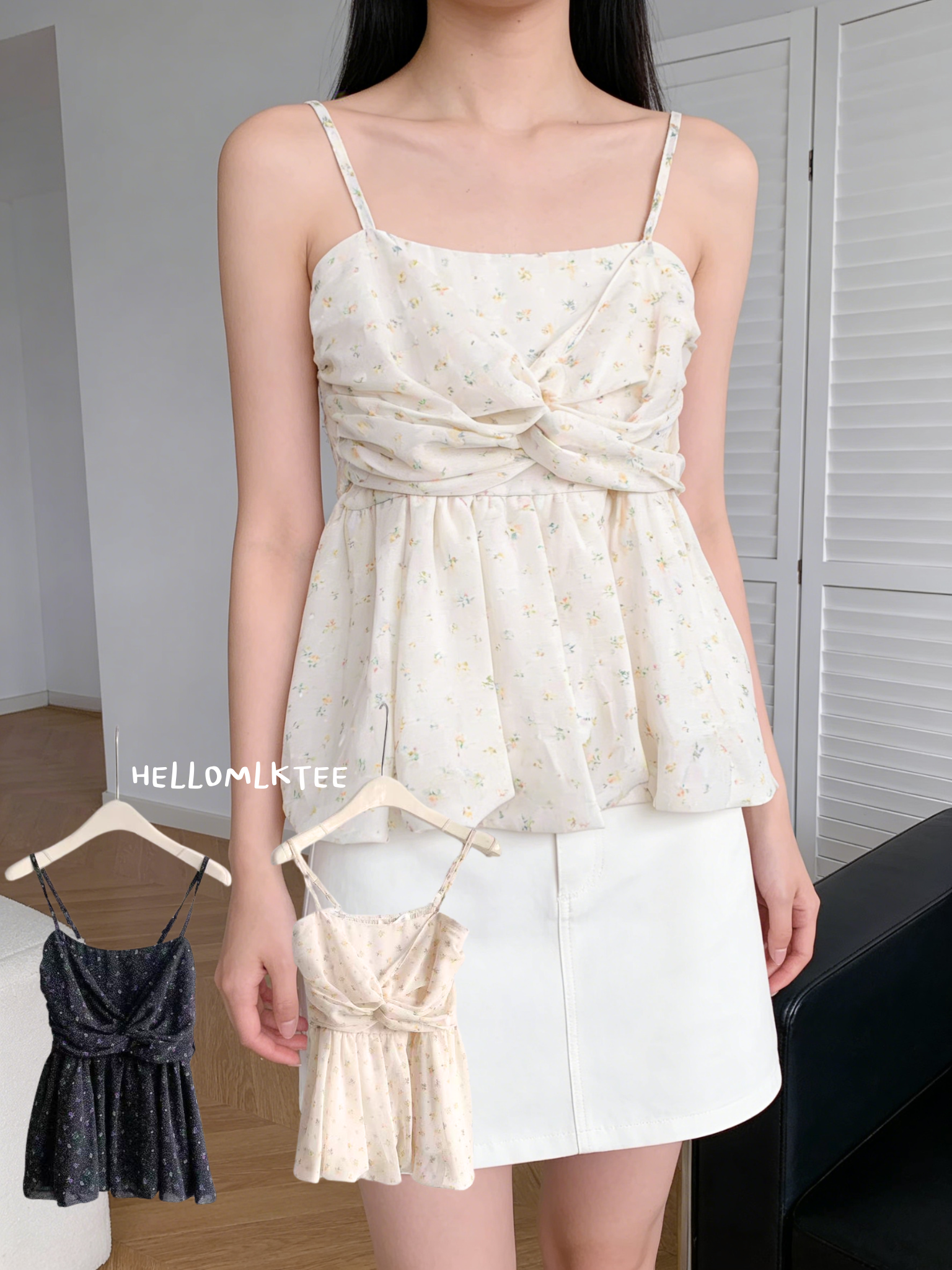 HELLO MILK TEE- 86179 百搭上衣