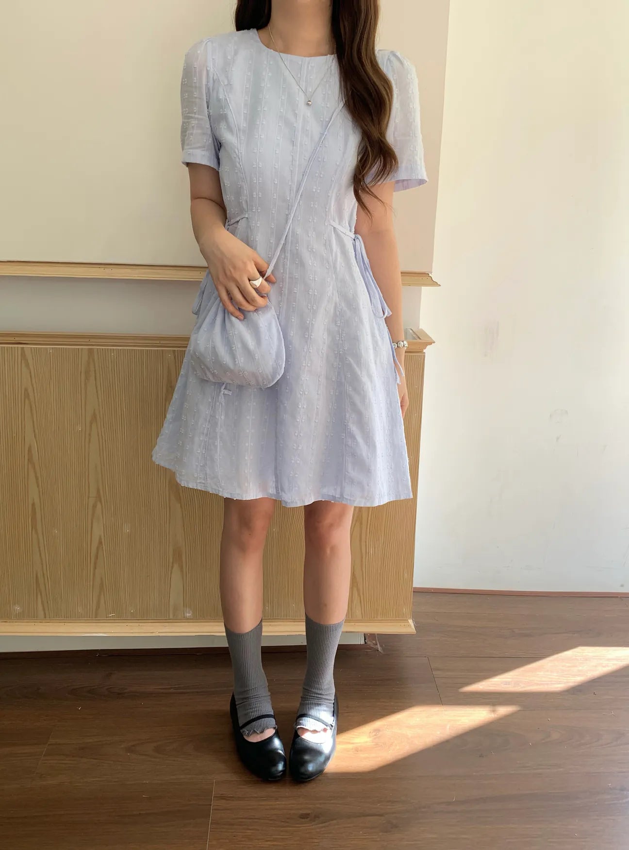 HELLO MILK TEE- 85215 簡約連衣裙