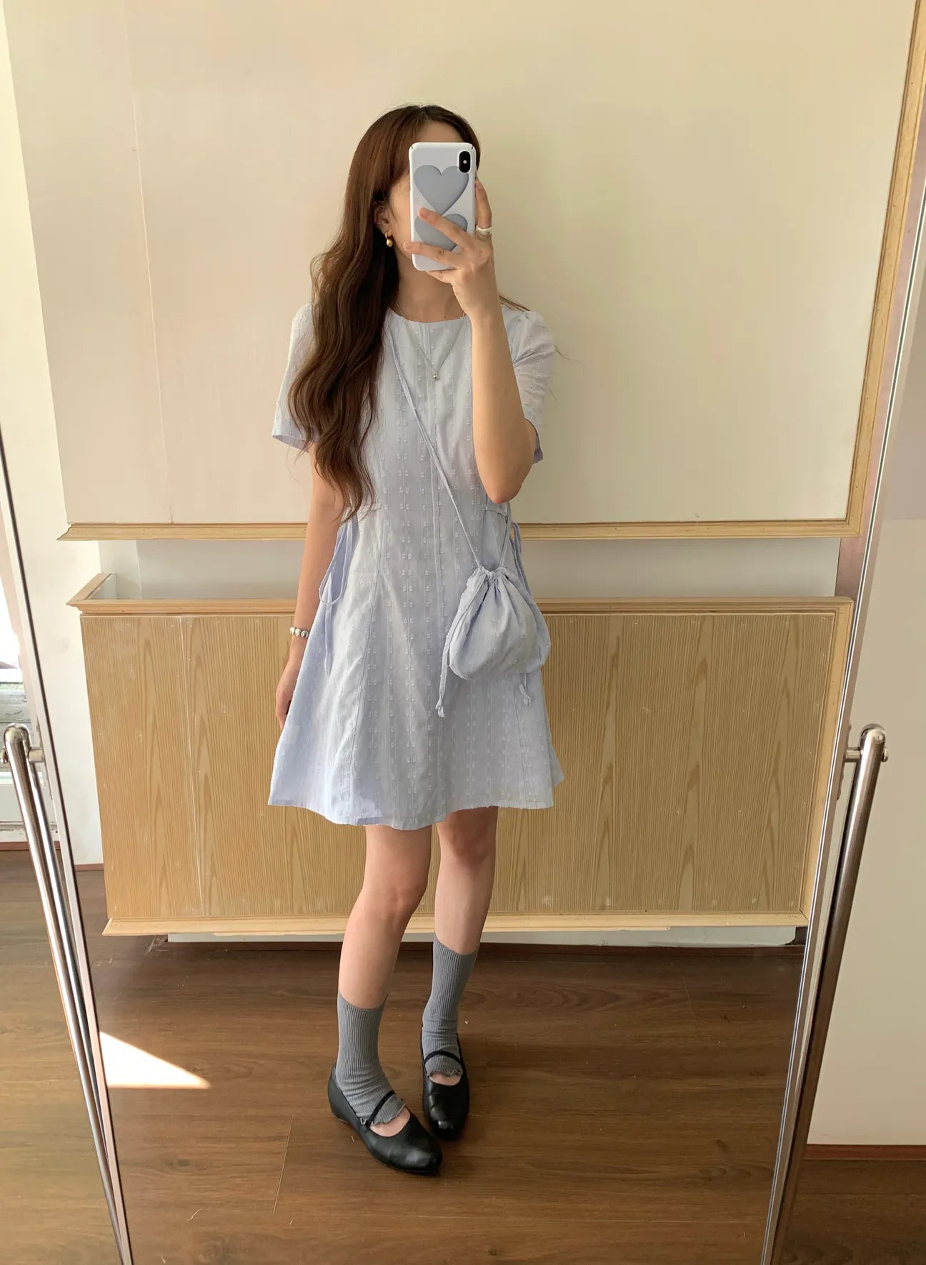 HELLO MILK TEE- 85215 簡約連衣裙