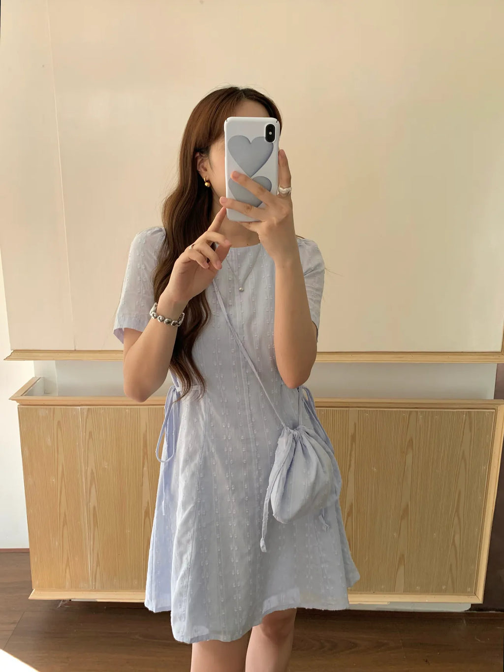 HELLO MILK TEE- 85215 簡約連衣裙