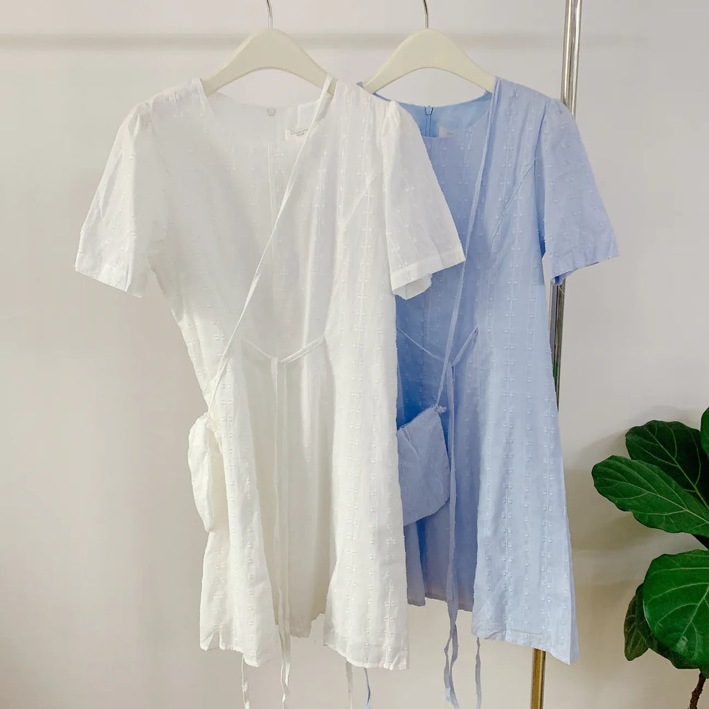 HELLO MILK TEE- 85215 簡約連衣裙