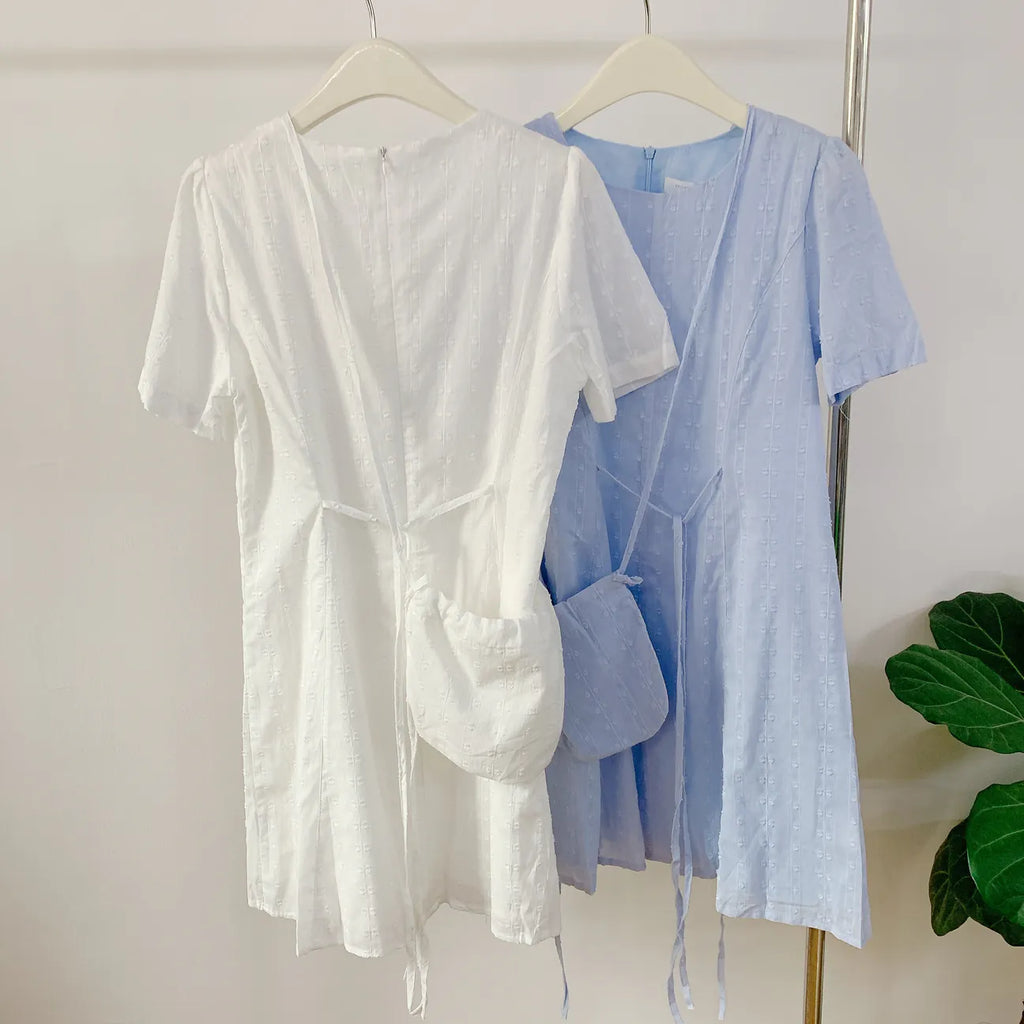 HELLO MILK TEE- 85215 簡約連衣裙