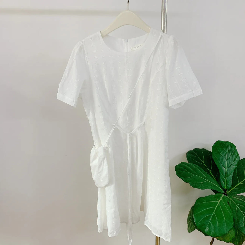 HELLO MILK TEE- 85215 簡約連衣裙