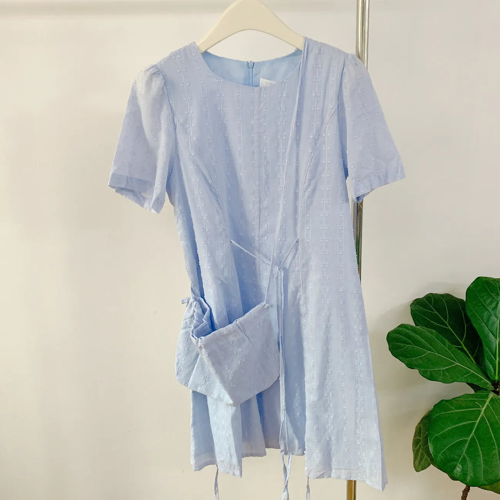 HELLO MILK TEE- 85215 簡約連衣裙